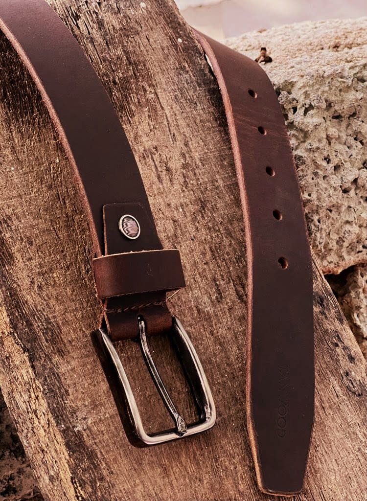 TANWOOD Pure Leather Slim Raw Belt Tanwood Leather